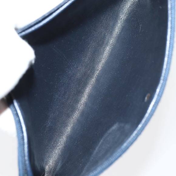 Christian Dior Trotter Canvas Clutch Bag Navy Auth ep4801 - Picture 11 of 16